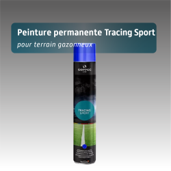 Bombe de marquage tracing sport peinture temporaire pour gazon - 3 à 6 mois - 6 coloris